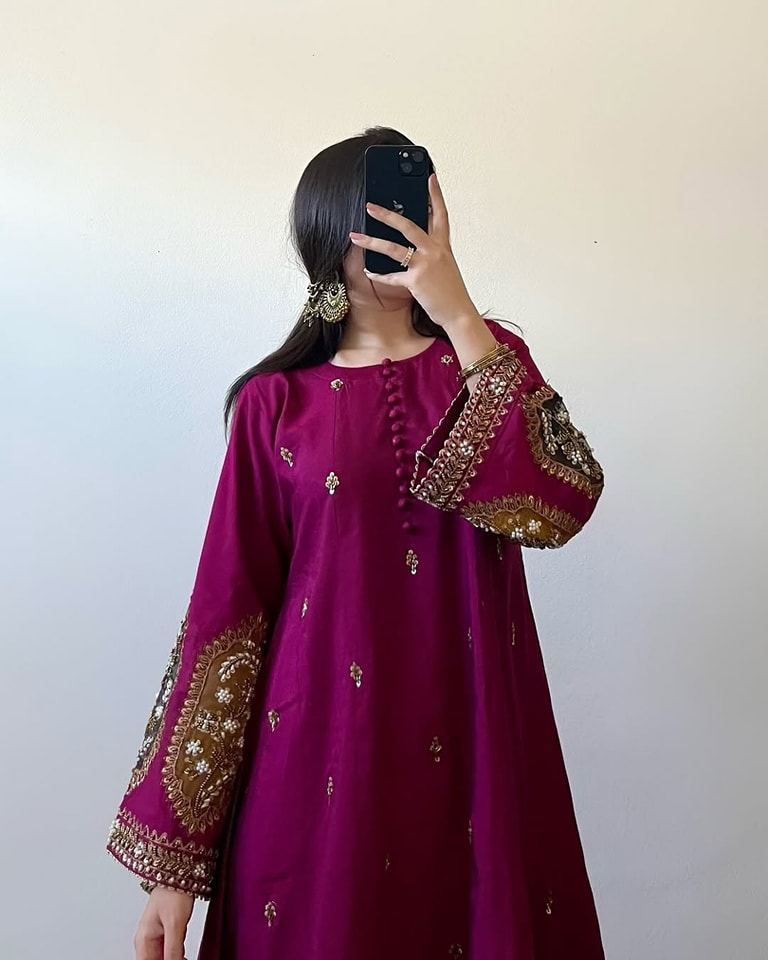 Zincorus 2-pieces Embroidered