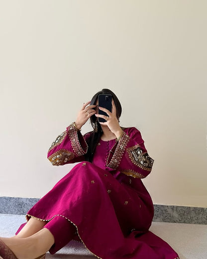 Zincorus 2-pieces  Embroidered