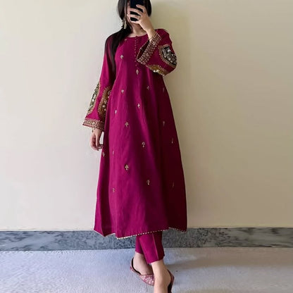 Zincorus 2-pieces  Embroidered