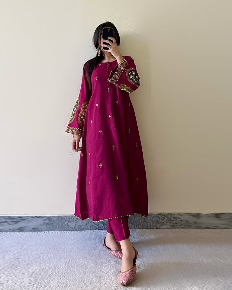 Zincorus 2-pieces  Embroidered